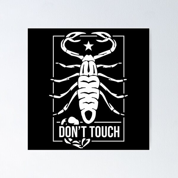 Don't Touch Poster for Sale by GiftandTreatsUs