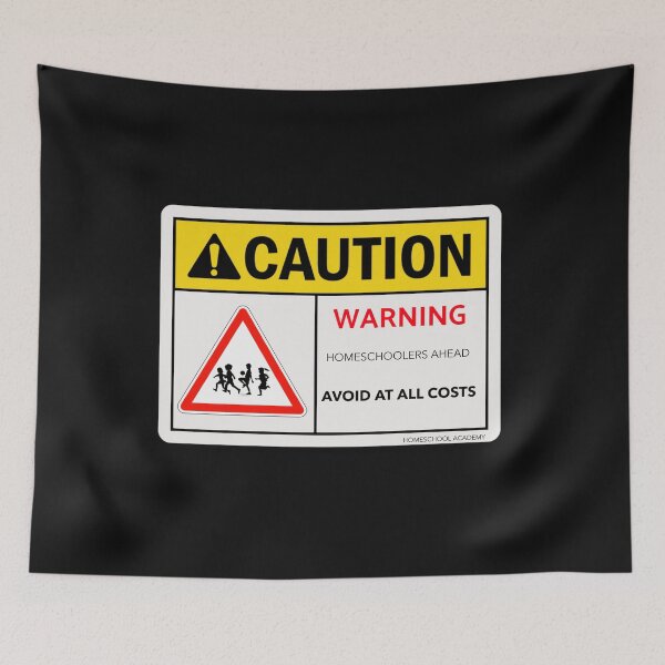 Item preview, CAUTION Homeschoolers AHEAD designed and sold by Spicy Chilli.