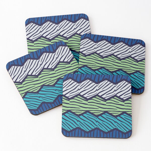 Item preview, Hexagons with Zebra Stripes  designed and sold by Ethiyo.