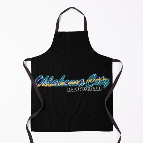 Item preview, Fan of Basketball in Oklahoma City (H) Neon Teal and Yellow w Purple Accents (Retro) designed and sold by gkillerb.