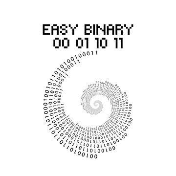 Artwork thumbnail, Easy Binary Vortex Cyber Security Computer Hacking Simple by InitialModel