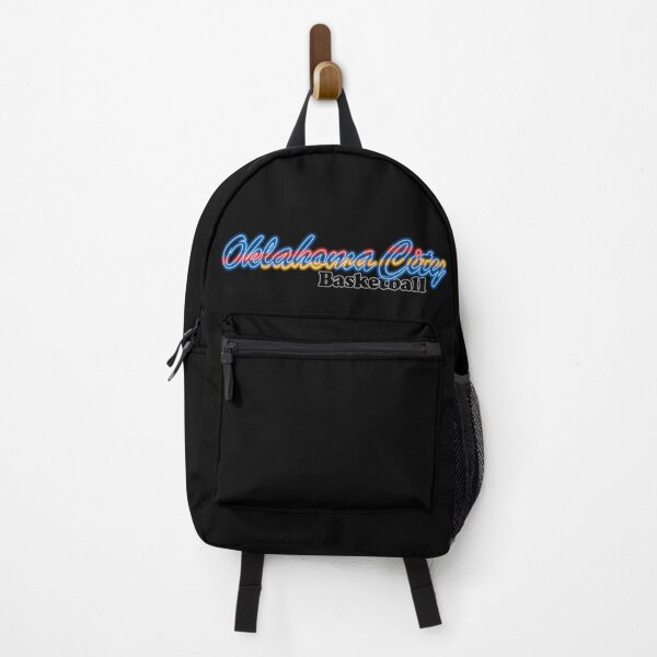 Item preview, Fan of Basketball in Oklahoma City (T) Neon Blue Orange and Yellow designed and sold by gkillerb.