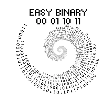 Artwork thumbnail, Easy Binary Vortex Cyber Security Computer Hacking Simple by InitialModel