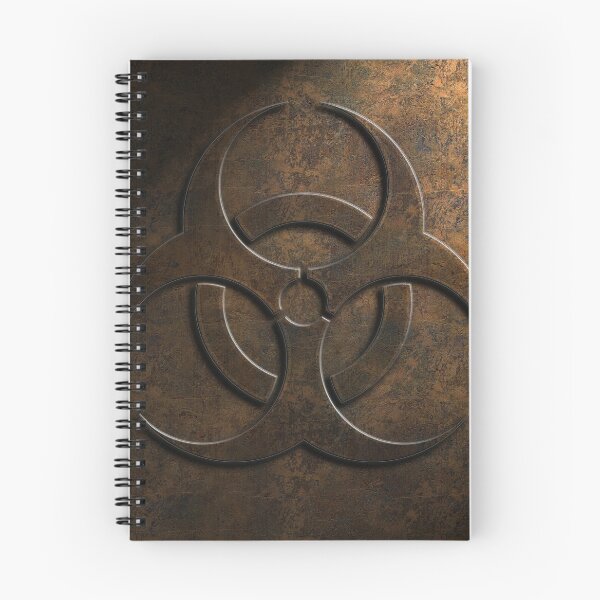 Item preview, Biohazard Symbol Stone Texture Repost designed and sold by The Learning Curve Photography.