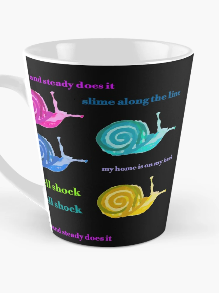 Thumbnail 3 of 4, Coffee Mug, Cute Colourful Snails Sticker Pack designed and sold by DesignsofNote.