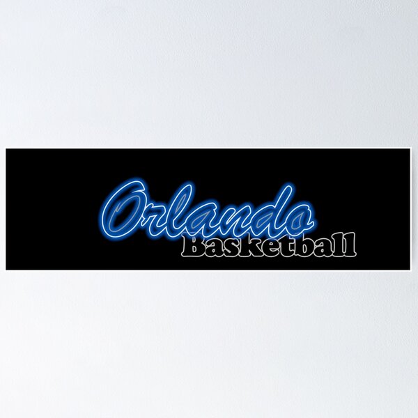 Item preview, Fan of Basketball in Orlando Neon Blue w Silver Accents designed and sold by gkillerb.