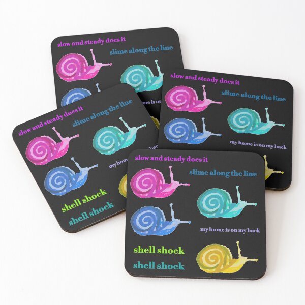 Item preview, Cute Colourful Snails Sticker Pack  designed and sold by DesignsofNote.
