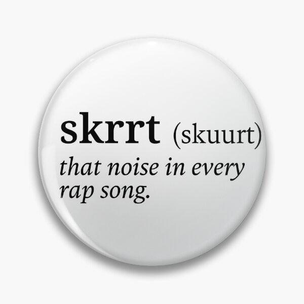 Item preview, Skrrt Rap Merch designed and sold by dualogy.