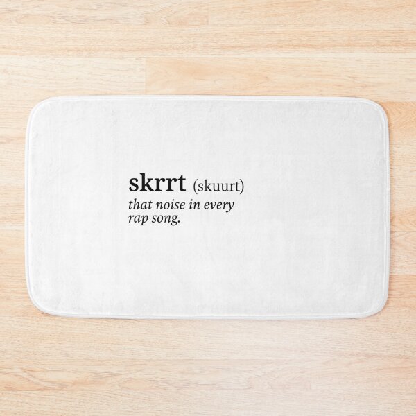 Item preview, Skrrt Rap Merch designed and sold by dualogy.