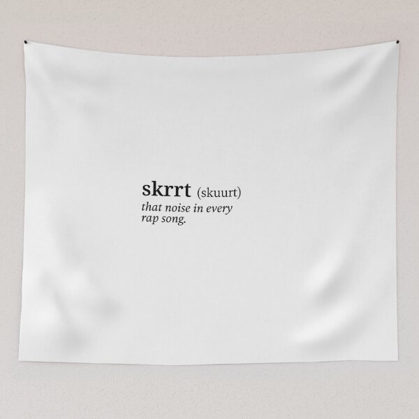 Item preview, Skrrt Rap Merch designed and sold by dualogy.
