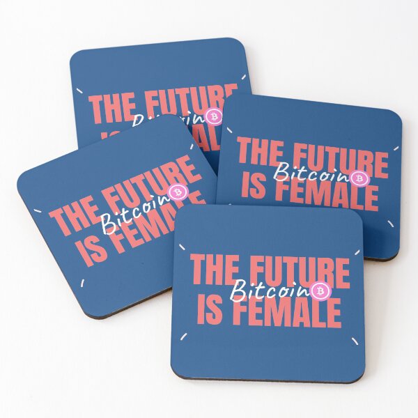 Item preview, The Future is Female Bitcoin designed and sold by Bitcoin-Fashion.