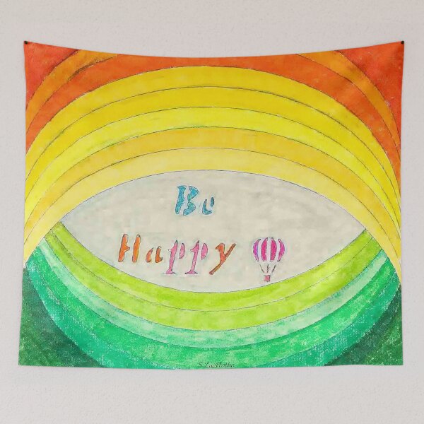 Item preview, Be Happy designed and sold by SavantArtist.
