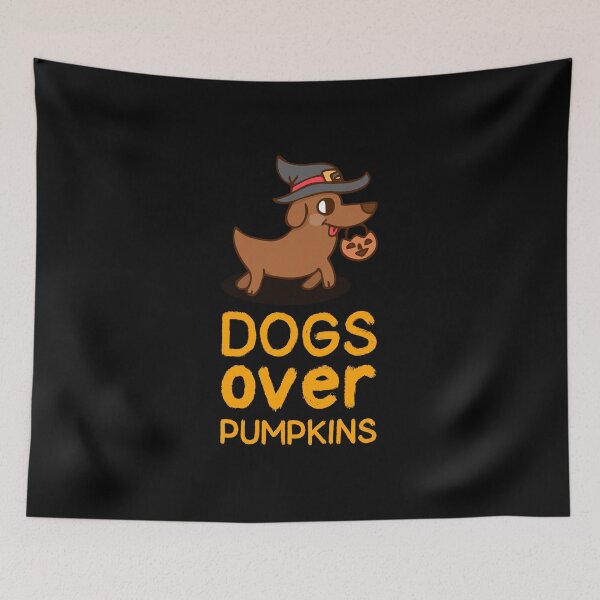 Item preview, dogs over pumpkins designed and sold by joshua pierre.