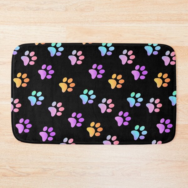 Item preview, Blue Orange Galaxy Paw Prints designed and sold by FaithAndForest.