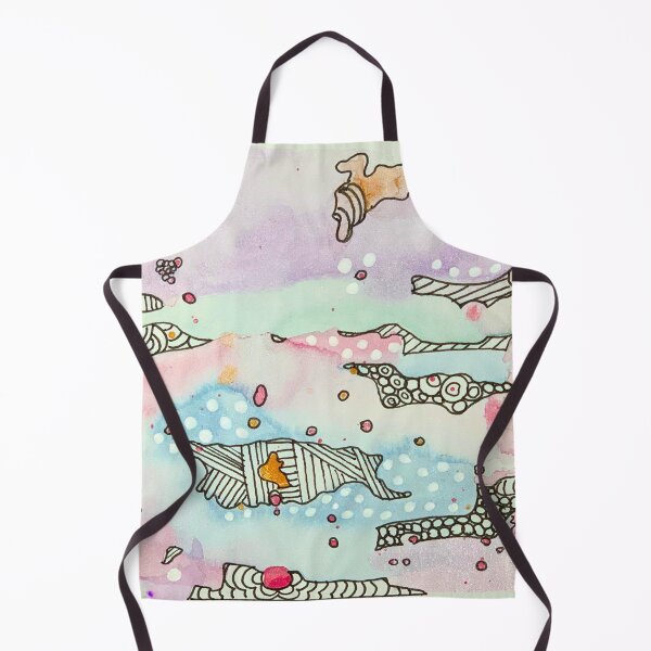 Item preview, Pastel Dreamland Original Intuitive Watercolor doodle designed and sold by TheDoodleNurse.