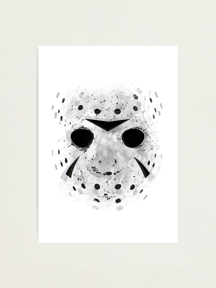 Jason Voorhees Almond Mask -high Quality Art