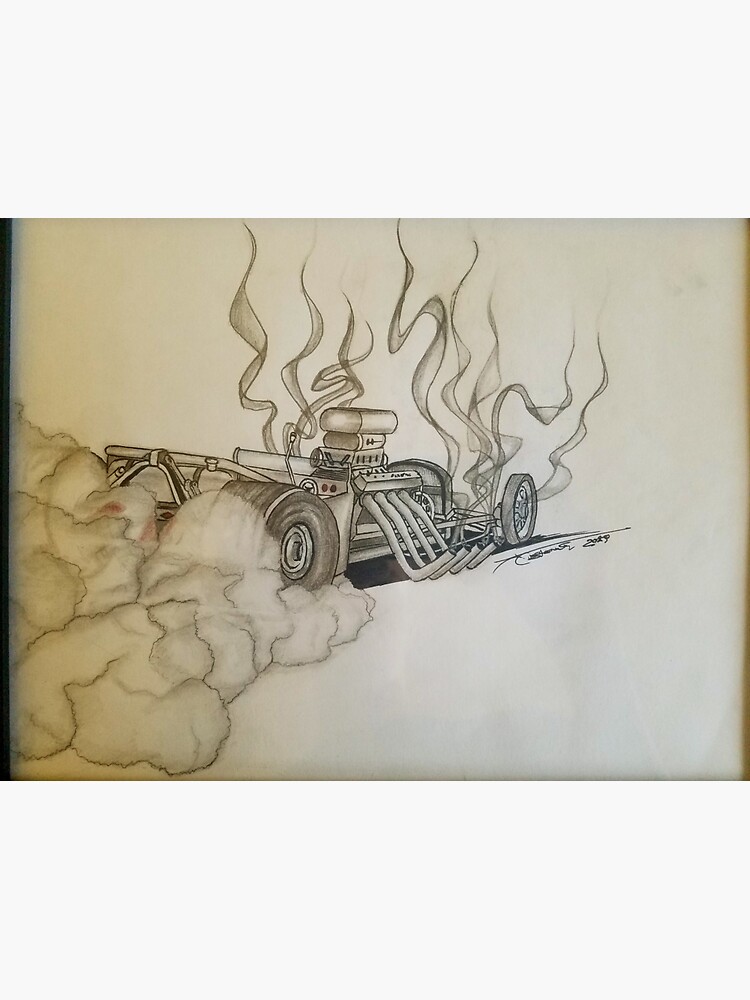 "Custom T Bucket Drawing" Sticker for Sale by JoshuaGrimes Redbubble