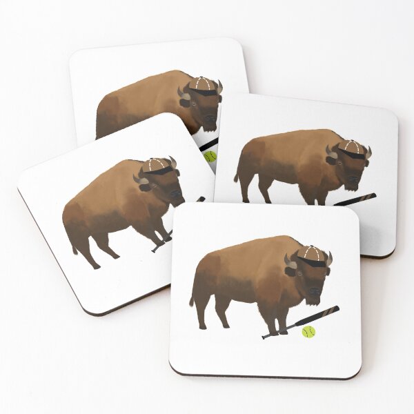Item preview, Softball Bison designed and sold by cmd-art.