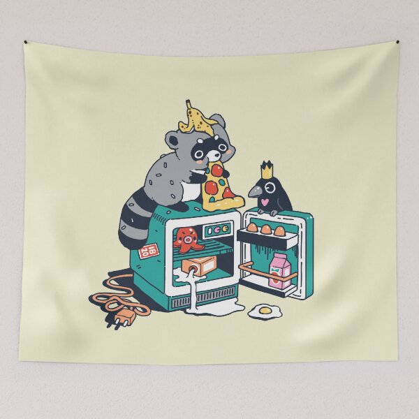 Item preview, Raccoon and leftovers designed and sold by freeminds.