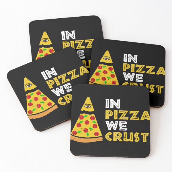 Item preview, In Pizza We Crust gift Trust Illuminati Eye gift print designed and sold by Lisbob.