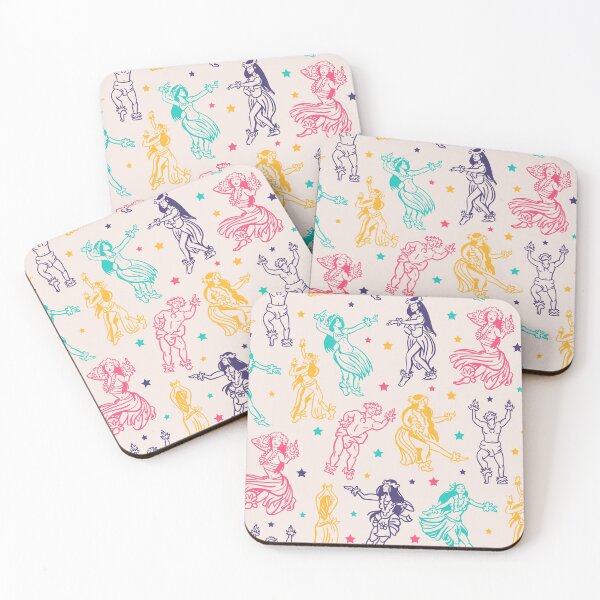 Item preview, Colorful Hawaiian Hula Dancer Pattern designed and sold by SLAG-Creative.