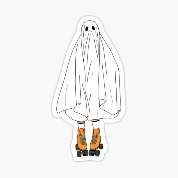 Roller Ghost Sticker