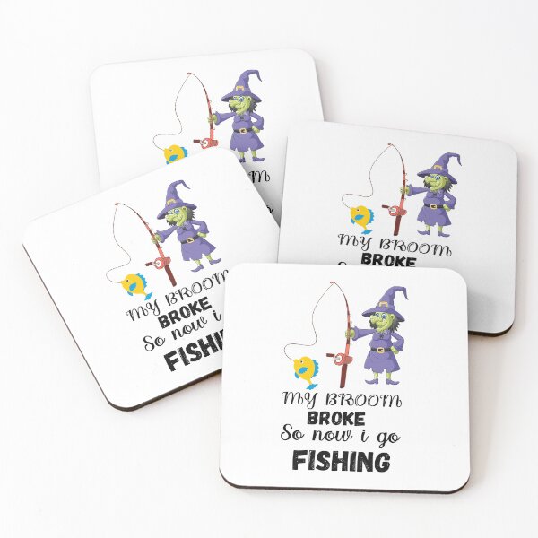 Item preview, My broom broke so now I go fishing  designed and sold by Designhub14.