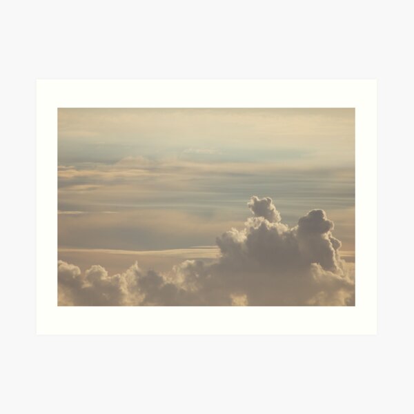Dreamy Clouds Sky Art Print