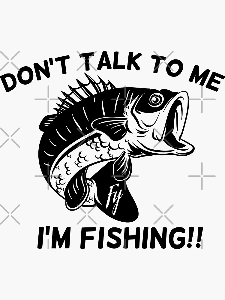 I'm Going Fishing With Daddy Cute Kids Hobby' Sticker