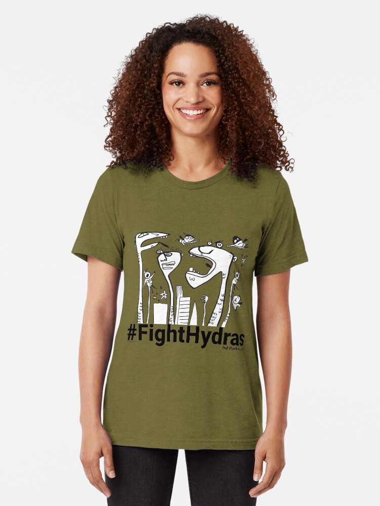 Alternate view of Fight Back! Tri-blend T-Shirt