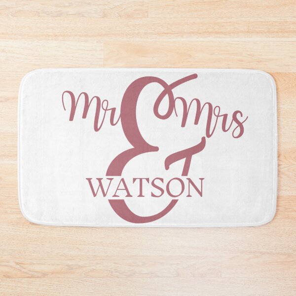 Item preview, Mr & MRS WATSON | Gift ideas designed and sold by yourscotborders.