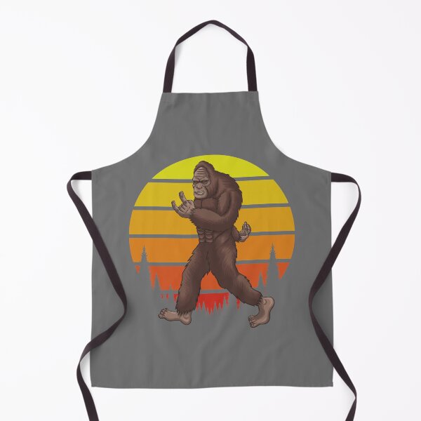 Item preview, Funny Bigfoot Rock and Roll Vintage Sunset for Sasquatch Believers designed and sold by ThundalyLife.