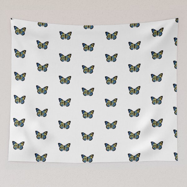 Item preview, yellow and blue butterfly designed and sold by megan1007.