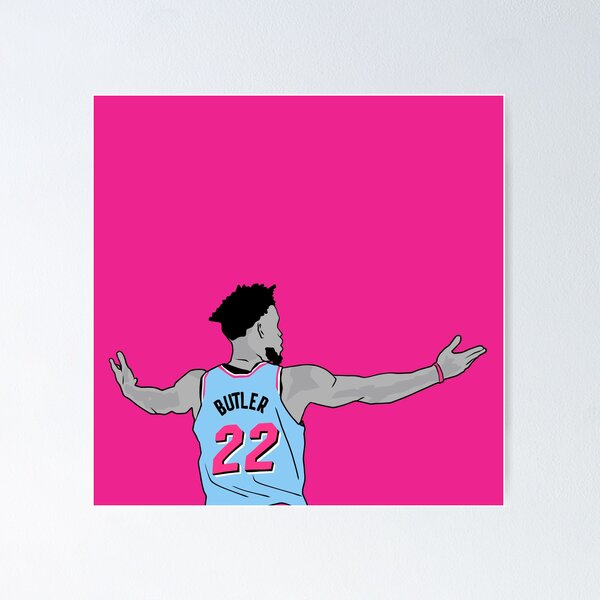Jimmy Butler 22 ViceWave Jersey Poster for Sale by PiscesVibes