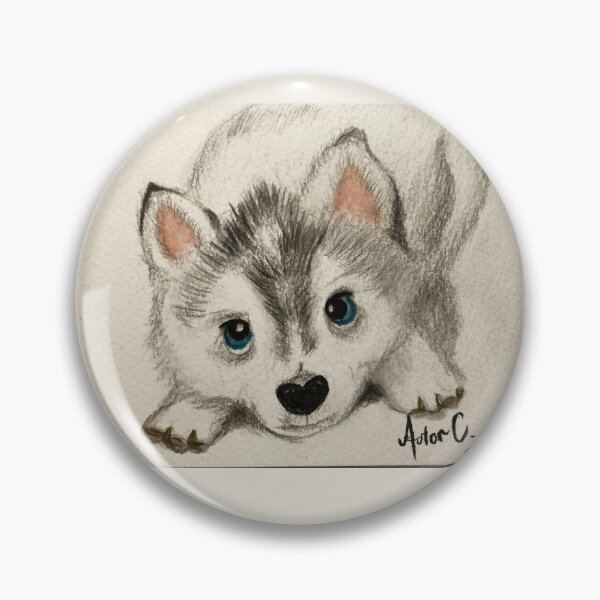 Item preview, Frosty the Husky  designed and sold by Astor's Art.