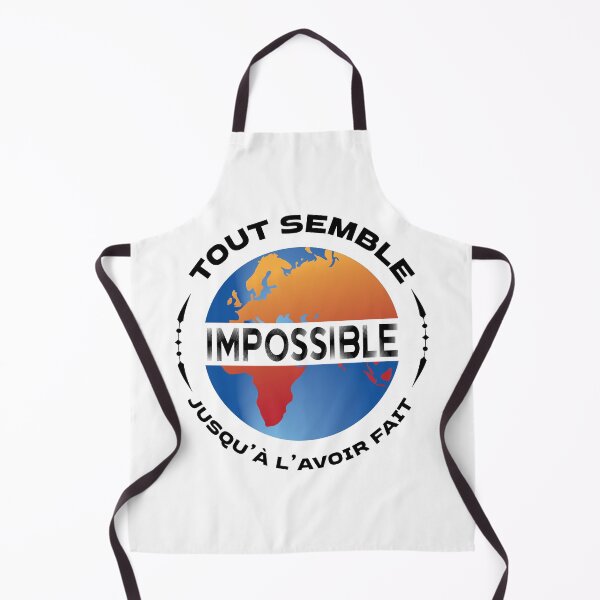 Aperçu de l'œuvre tout semble impossible jusqu'à l'avoir fait - message citation planète créée et vendue par rubislys.