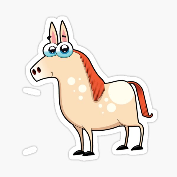 horse, animal farm Sticker