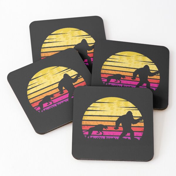 Item preview, Sasquatch and Cheetah Vintage Sunset designed and sold by ThundalyLife.