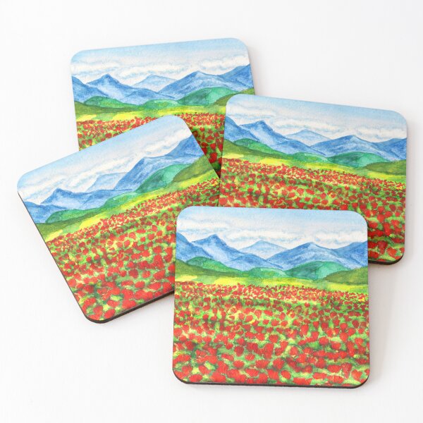 Item preview, Field with poppies designed and sold by Irina Afonskaya.