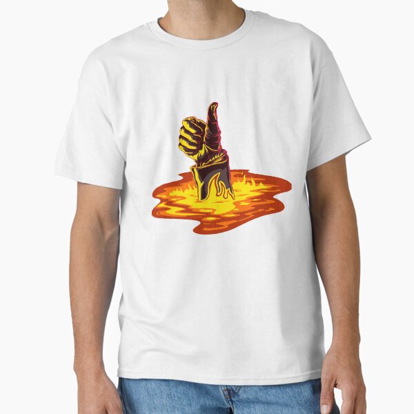 Item preview, Terminator's hand on fire designed and sold by alik7.