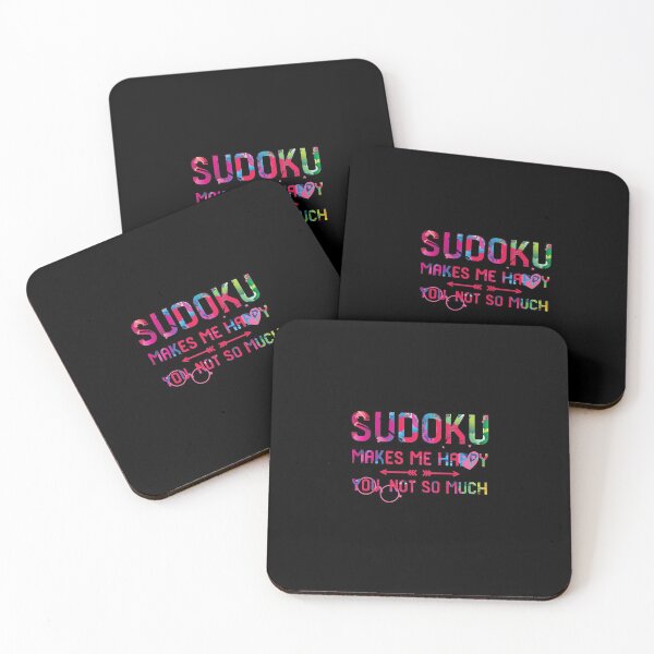 Item preview, Sudoku Makes Me Happy You Not So Much Everyday Puzzle Solver designed and sold by at85productions.