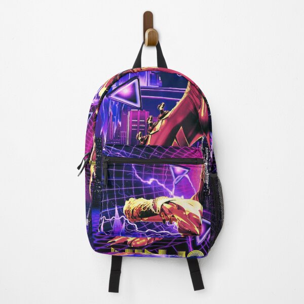 Item preview, Ninja Gaiden retro wave gaming neon city designed and sold by SyanArt.