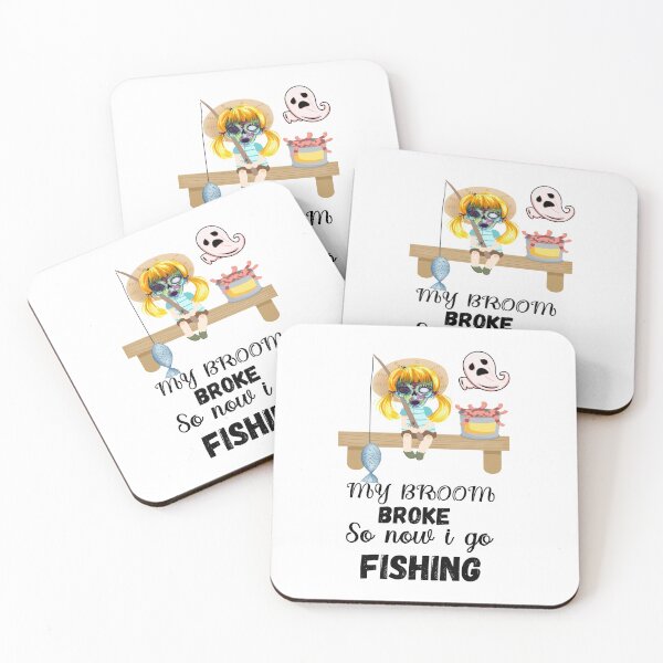 Item preview, My broom broke so now I go fishing  designed and sold by Designhub14.