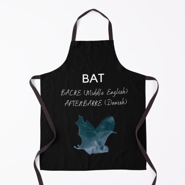Item preview, Bat Etymology Danish and Middle English designed and sold by DesignsofNote.