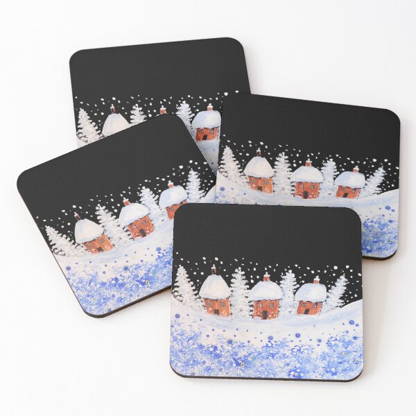 Item preview, Snowy Cottages designed and sold by FrancesArt.
