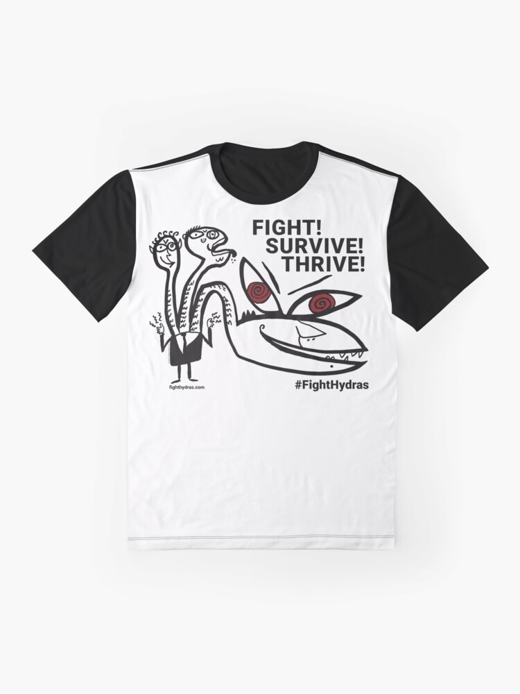 Alternate view of Fight! Survive! Thrive! Graphic T-Shirt