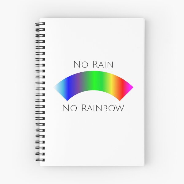 Item preview, No rain No rainbow; Colorful quote designed and sold by cyhdesign.