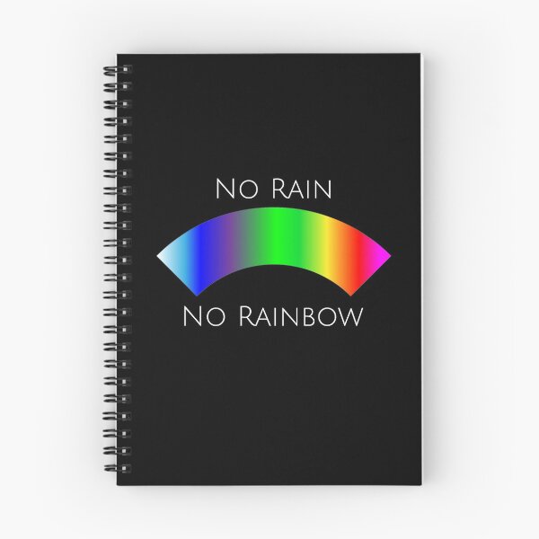 Item preview, No rain No rainbow; Colorful quote designed and sold by cyhdesign.