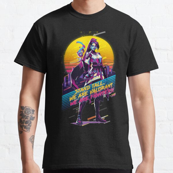 Valorant - Sage - Rétro années 80 T-shirt classique