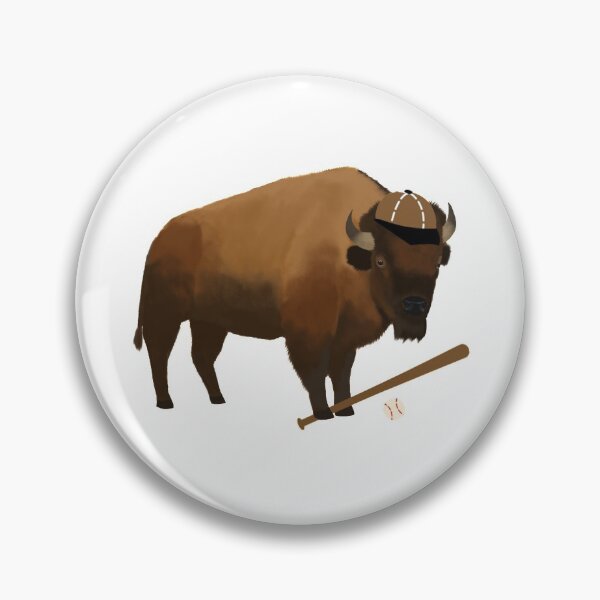 Artikelvorschau, Baseball Bison entworfen und verkauft von cmd-art.